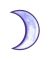 Crescent Moon Phase Patch