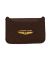 Compass Wings Dark Brown Leather Card Holder
