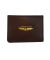 Compass Wings Dark Brown Leather Wallet