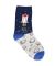 Kids Space Shuttle to the Moon Crew Socks