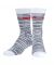 NASA Worm Particles Gray Socks