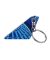 United Airlines Tail Keychain