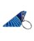 United Airlines Tail Keychain