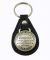 The Museum of Flight Bench Mark Leather Key Fob