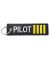 Pilot Stripes Embroidered Keychain