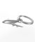 Jet Airplane Chrome Keychain