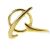 Gold Boeing Logo Pin