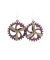 Kinetic Gear Propeller Wooden Earrings