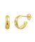 Twinkle Star Gold Hoop Earrings