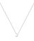 Little Crescent Moon Silver Necklace