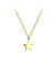 Tiny Flat Star Gold Necklace