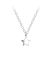 Tiny Flat Star Silver Necklace