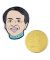 Carl Sagan and Golden Record Pin