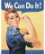Rosie the Riveter Tin Sign