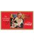 Coca-Cola Work Refreshed Embossed Tin Sign