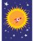 Around The Sun Rocket Birthday Card