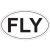 FLY Oval Sticker