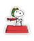 Snoopy Flying Ace Roof Sticker