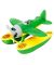 Green Seaplane with Grey Propeller