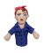 Rosie The Riveter Magnetic Finger Puppet