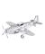 P-51 Mustang Metal Earth Model Kit