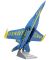 Blue Angels F/A-18 Super Hornet Metal Earth Model