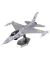 Color F-16 Falcon Ukrainian Metal Earth Model Kit