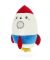 Rocket Plush Cushion with Pocket