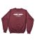 Museum of Flight Compass Wings Logo Maroon Sweatshirt