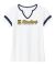 Ladies Blue Angels Script Baseball Tee