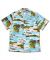Islands and Fighters Turquoise Hawaiian Shirt