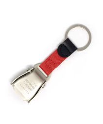 The Museum of Flight Red Seatbelt Keychain