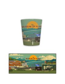 The Museum of Flight Campus 2oz Ceramic Shot Glass