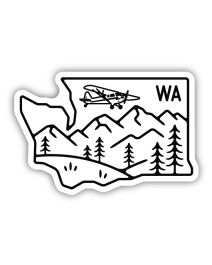 WA State Cutout Sticker