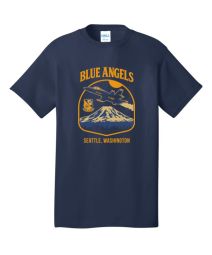 Solo Jet Blue Angels Mt. Rainier Tee