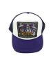 Henry Space Animals Mural Youth Purple Cap