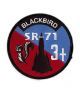 Lockheed SR-71 Blackbird 3+ Skunkworks Patch