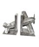 Silver Airplane Bookend