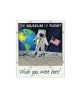 Astronaut Polaroid Sandy Magnet