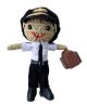 Airline Pilot Boy String Doll